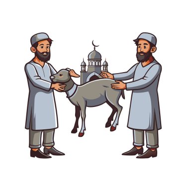 Kutsal Kurban El Adah İllüstrasyon