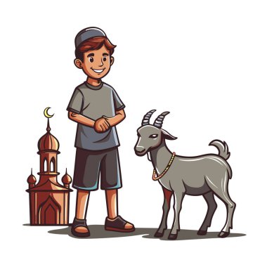 Kutsal Kurban El Adah İllüstrasyon