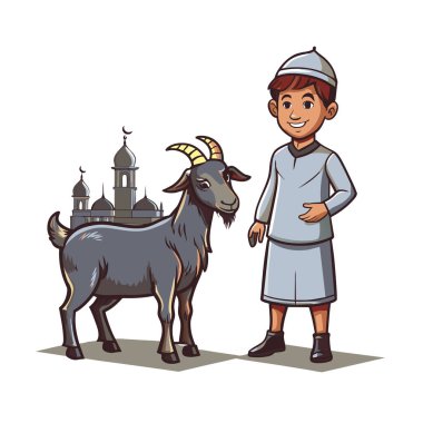 Kutsal Kurban El Adah İllüstrasyon