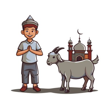 Kutsal Kurban El Adah İllüstrasyon