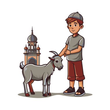 Kutsal Kurban El Adah İllüstrasyon