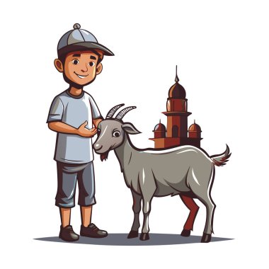 Kutsal Kurban El Adah İllüstrasyon