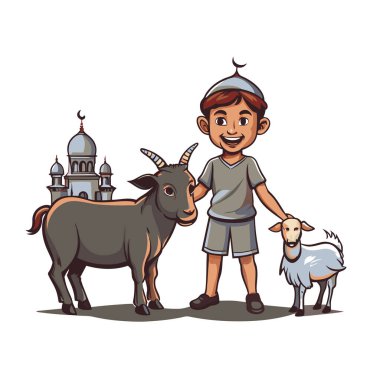 Kutsal Kurban El Adah İllüstrasyon