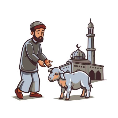 Kutsal Kurban El Adah İllüstrasyon