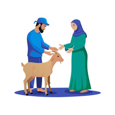 Kutsal Kurban El Adah İllüstrasyon