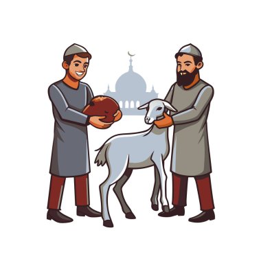 Kutsal Kurban El Adah İllüstrasyon