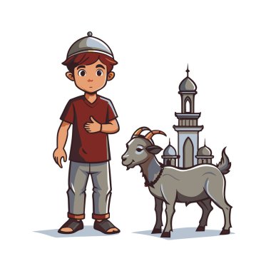 Kutsal Kurban El Adah İllüstrasyon