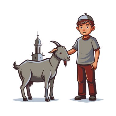 Kutsal Kurban El Adah İllüstrasyon