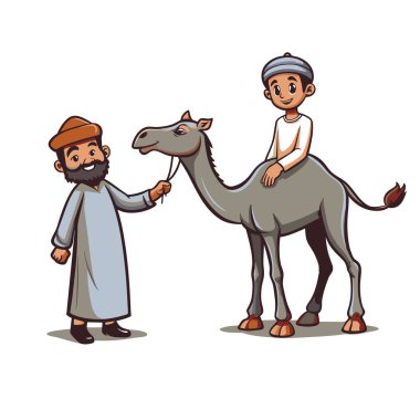 Kutsal Kurban El Adah İllüstrasyon