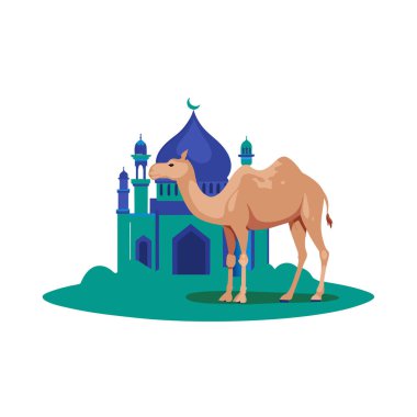 Kutsal Kurban El Adah İllüstrasyon