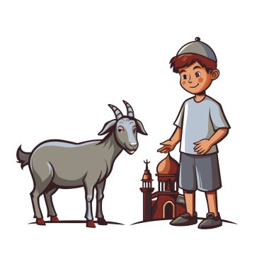 Kutsal Kurban El Adah İllüstrasyon