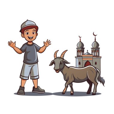 Kutsal Kurban El Adah İllüstrasyon