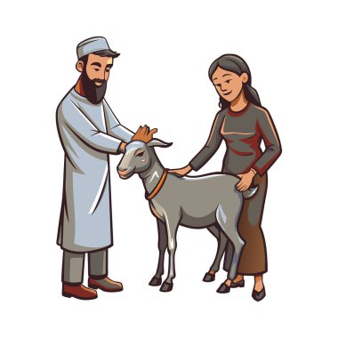 Kutsal Kurban El Adah İllüstrasyon