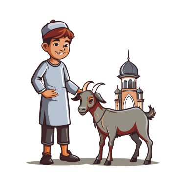 Kutsal Kurban El Adah İllüstrasyon