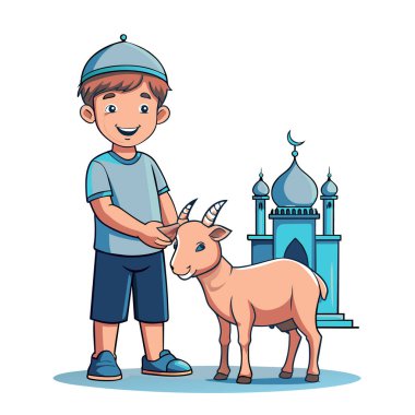 Kutsal Kurban El Adah İllüstrasyon