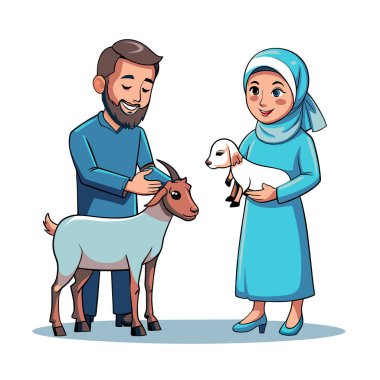 Kutsal Kurban El Adah İllüstrasyon