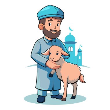 Kutsal Kurban El Adah İllüstrasyon