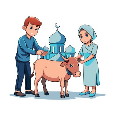 Kutsal Kurban El Adah İllüstrasyon