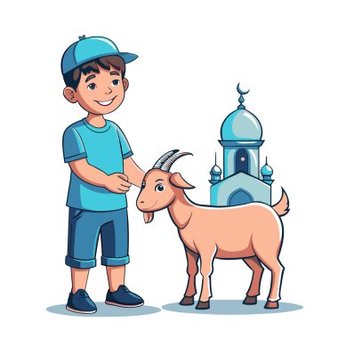 Kutsal Kurban El Adah İllüstrasyon