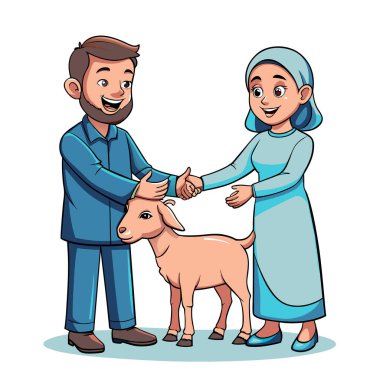 Kutsal Kurban El Adah İllüstrasyon