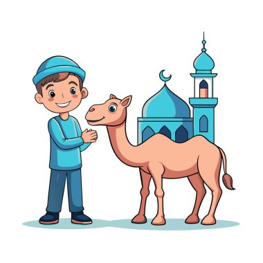 Kutsal Kurban El Adah İllüstrasyon