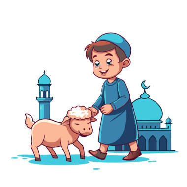 Kutsal Kurban El Adah İllüstrasyon