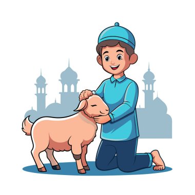 Kutsal Kurban El Adah İllüstrasyon