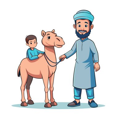 Kutsal Kurban El Adah İllüstrasyon