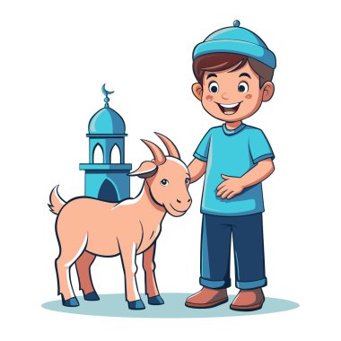 Kutsal Kurban El Adah İllüstrasyon