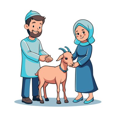 Kutsal Kurban El Adah İllüstrasyon