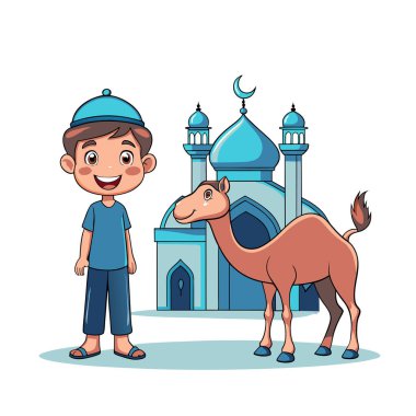 Kutsal Kurban El Adah İllüstrasyon