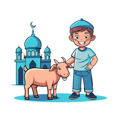 Kutsal Kurban El Adah İllüstrasyon