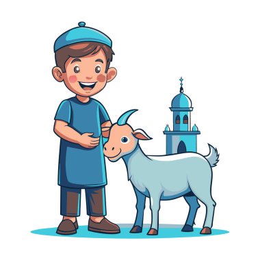 Kutsal Kurban El Adah İllüstrasyon