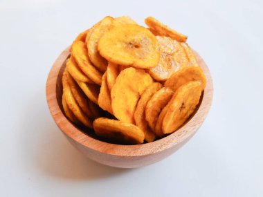 Tahta kasede muz cipsi