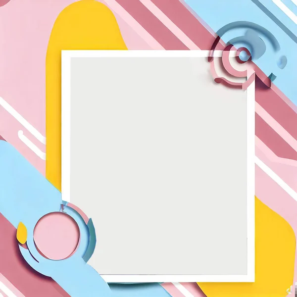 Photo Frame Bright Abstract Background — Stock Photo, Image