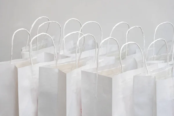 White paper bags for gifts