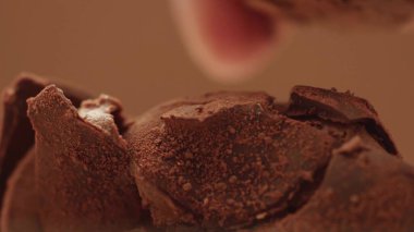 krem çikolata yakın çekim