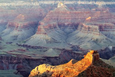 awe-inspiring views from the South Rim of Grand Canyon National Park, Arizona, USA. Marvel at the dramatic cliffs, expansive vistas, and the breathtaking beauty of this iconic natural wonder clipart