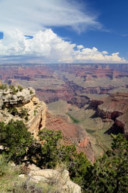 Büyük Kanyon Ulusal Parkı, Arizona, ABD 'nin Güney Halkası' ndan hayranlık uyandırıcı görüntüler. Dramatik uçurumlara, geniş manzaralara ve bu ikonik doğa harikasının nefes kesici güzelliğine hayran kaldım.