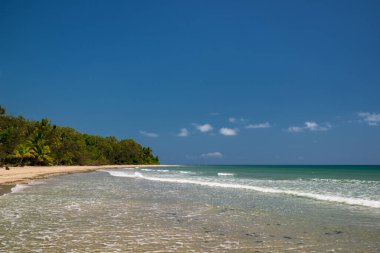 Avustralya 'nın FNQ kentindeki Daintree Ulusal Parkı' ndaki plaj doğal güzelliği ve yemyeşil yağmur ormanları ile tanınıyor. Bu suların tuzlu su timsahlarına ev sahipliği yapması ve vahşi ve evcilleştirilmemiş bir görünüme sahip olması nedeniyle dikkatli olunması tavsiye edilir..