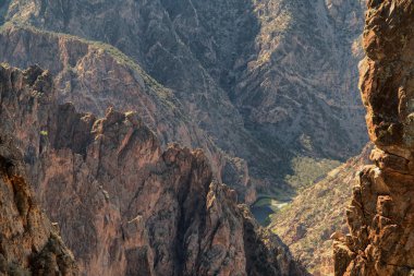 Gunnison Kara Kanyonu - Ulusal Park, Colorado, ABD