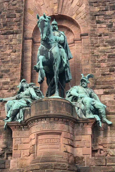 stock image part of Wilhelm I Monument on Kyffhaeuser Mountain Thuringia, Germany