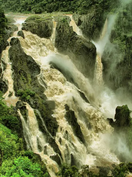 stock image The Barron Falls near Cairns in Flood, Queensland, Australia