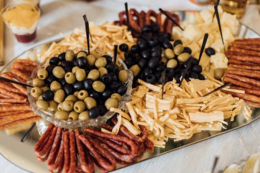 Mutfak mutfak büfe akşam yemeği yemek kutlama parti kavramı yemek Catering.