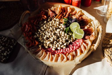 Mutfak mutfak büfe akşam yemeği yemek kutlama parti kavramı yemek Catering.