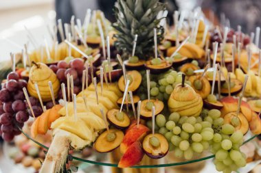 Mutfak mutfak büfe akşam yemeği yemek kutlama parti kavramı yemek Catering.