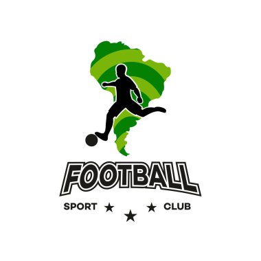 Amerikan futbolu vektör şablonu çizim tasarımı