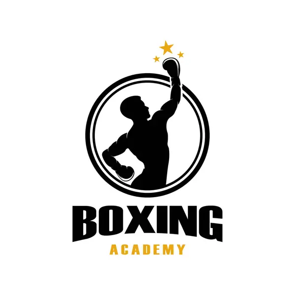 Boks logosu vektör illüstrasyon tasarımı