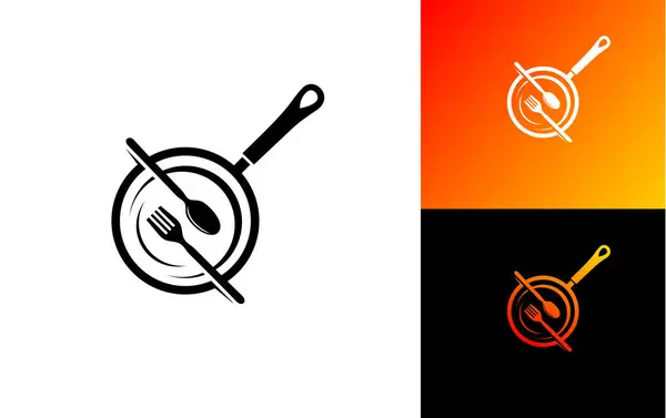 pişirme logosu vektör şablonu çizim tasarımı