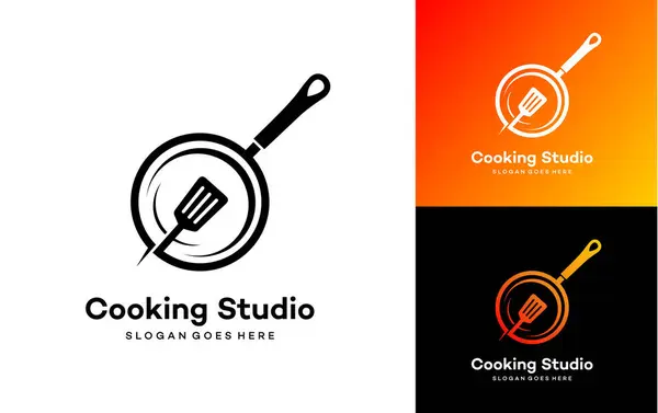 yemek restoranının logo vektör şablonu çizim tasarımı